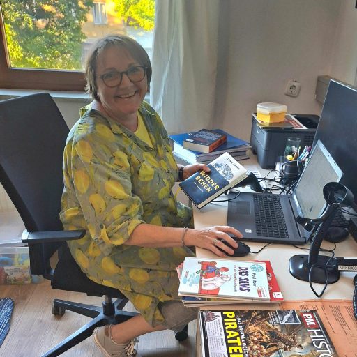 Andrea bei der Arbeit